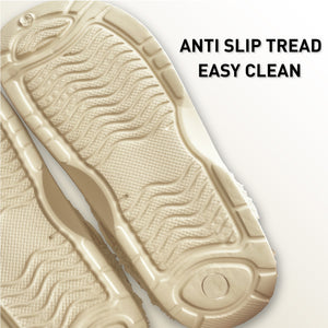 Ladies Fleece Lined Clogs beige