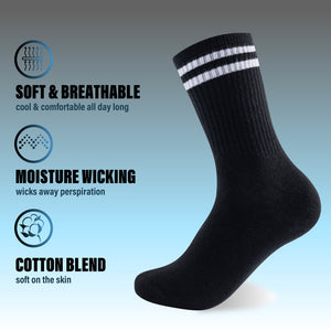 8PK Mens Sports Ankle Socks