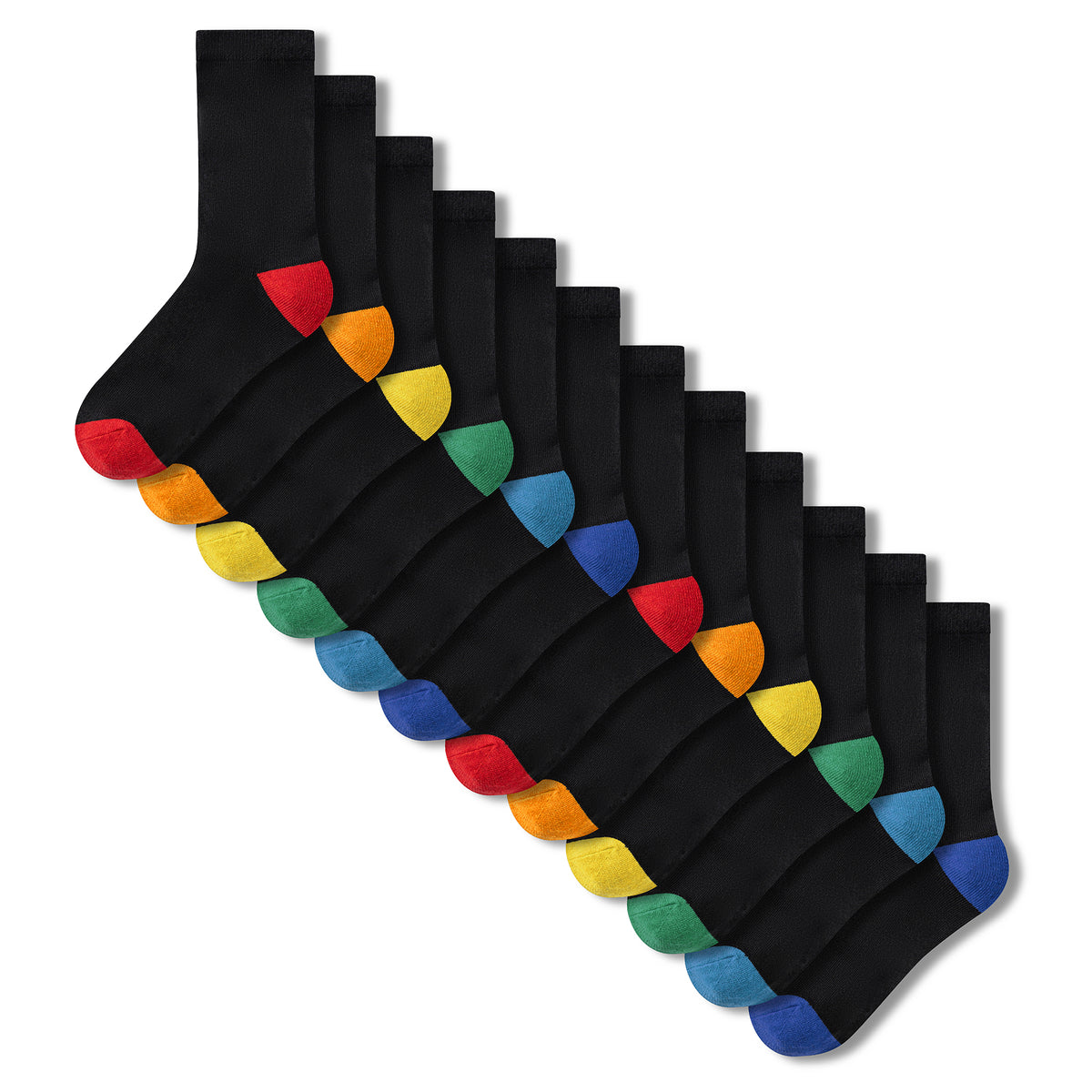 Kids 12 Pack Soft Black Ankle Socks