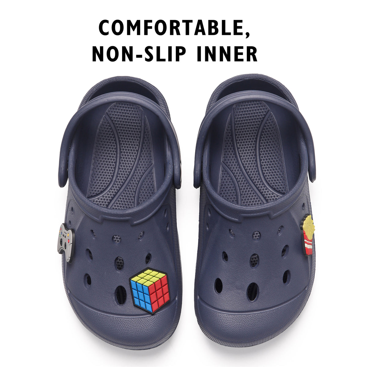 Boys Comfort Blue Clogs