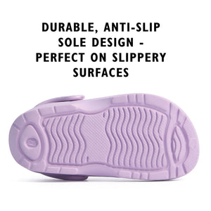 Girls Comfort Lilac Clogs