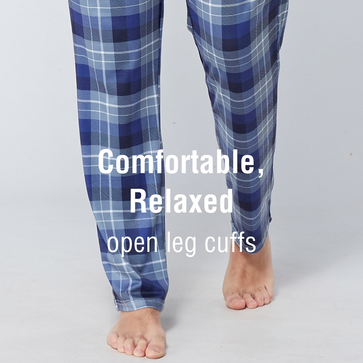 Blue Soft Touch Fleece Lounge Pants