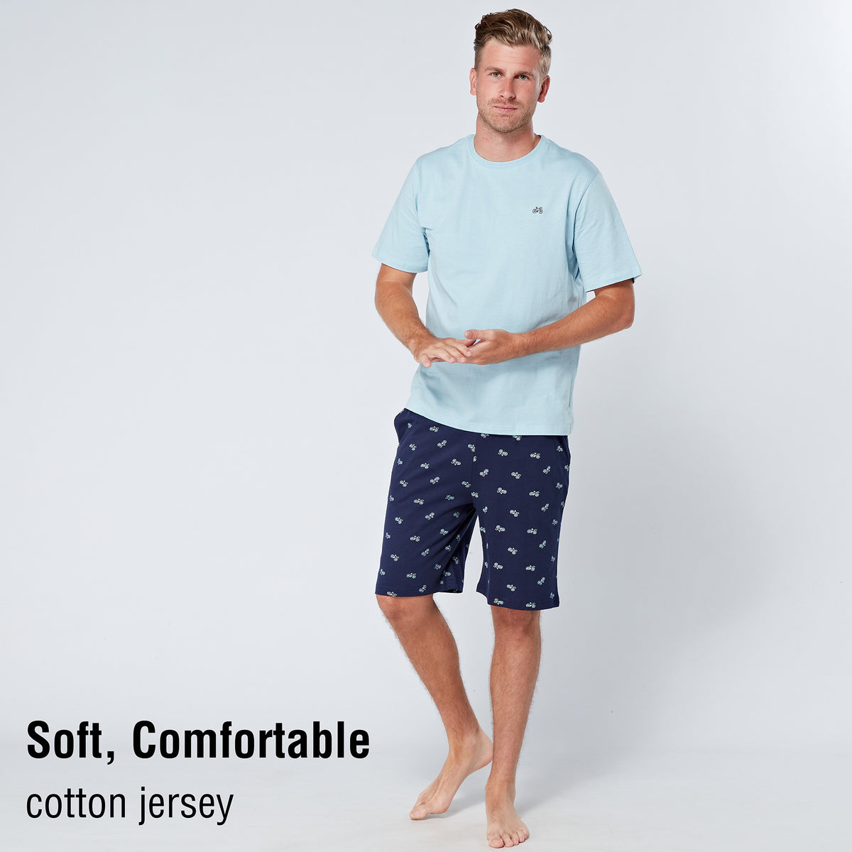 Bike Design Shorty Pyjama Set