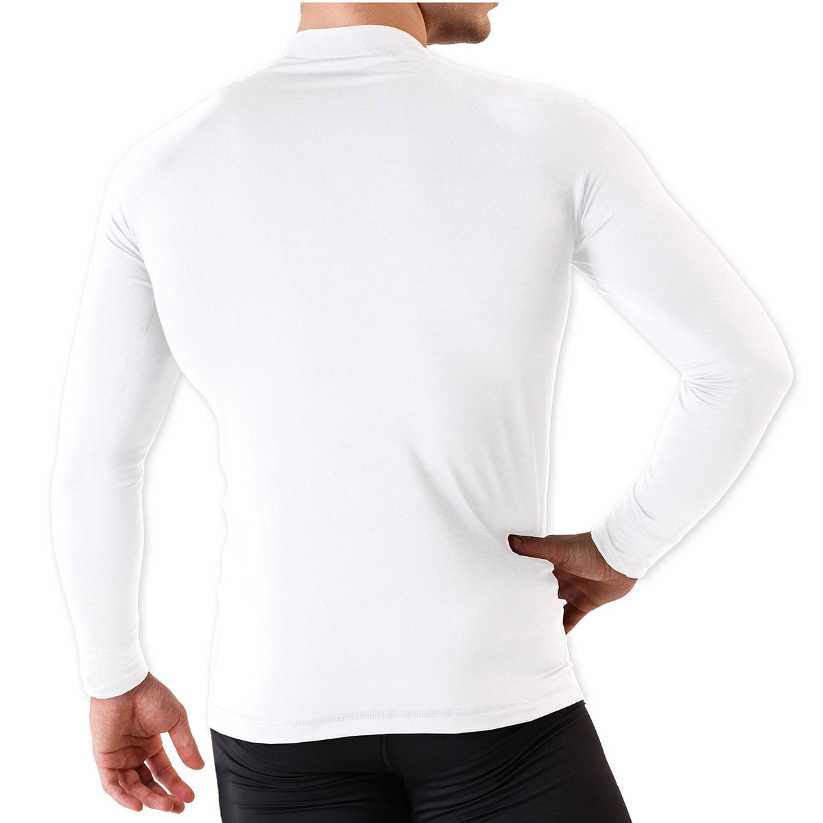 Mens Thermal Underwear High Neck Ivory