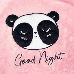 Girls Fleece Panda print Pyjamas