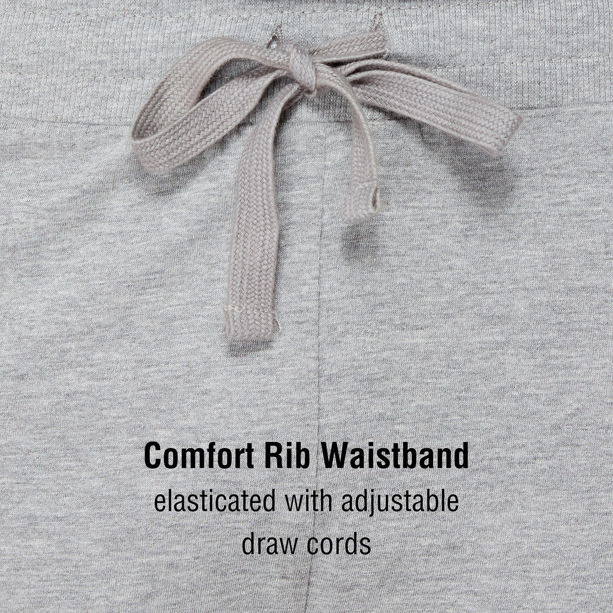 Blue / Grey Marl Long Cuffed Pyjama Set