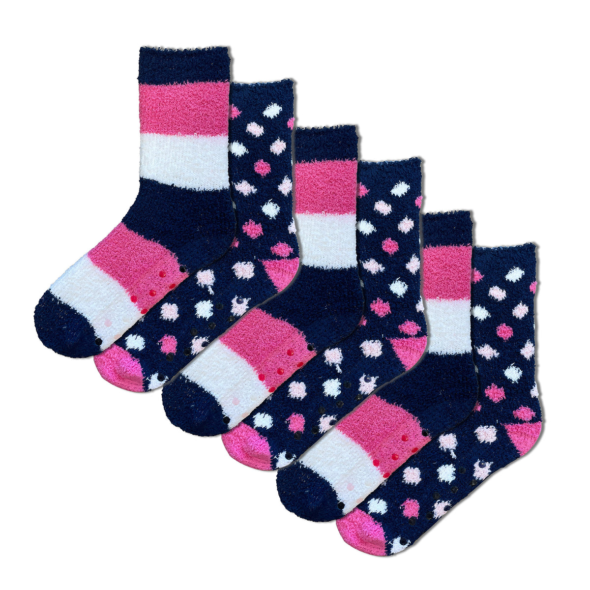 Ladies TEW 6 Pack Cosy Socks
