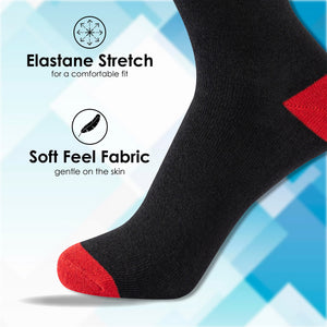 Kids 12 Pack Soft Black Ankle Socks