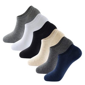 Mens 6pk Low Cut Assorted Trainer Socks
