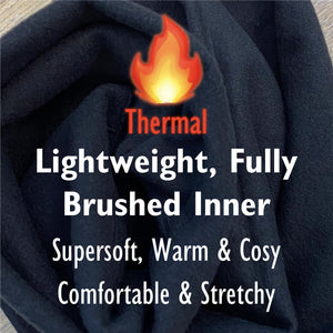Womens 2pk Black Cosy Tights