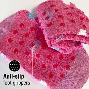3PK Girls Cosy Lounge Socks Hearts