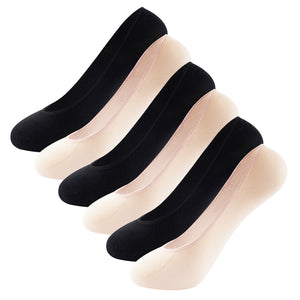 Womens 6pk Assorted Invisible Socks