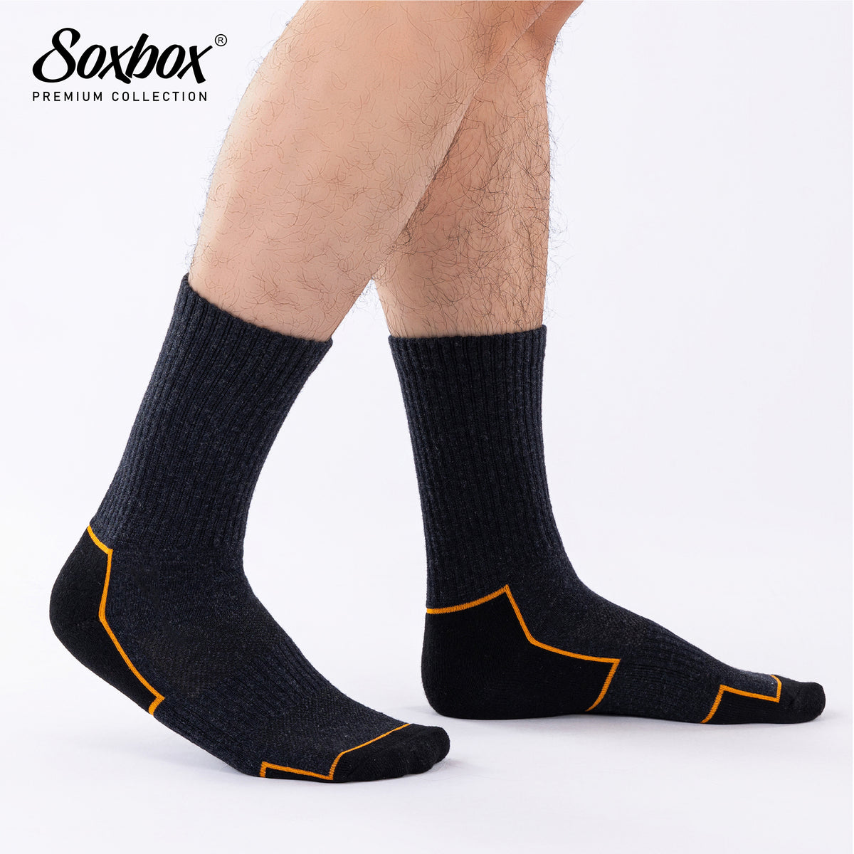 Mens 4PK Soxbox Assorted Thermal Sock