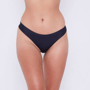 Womens 5PK No VPL Black Bikini Briefs