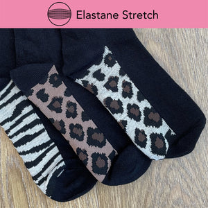 Animal Footbed Socks 5 Pack