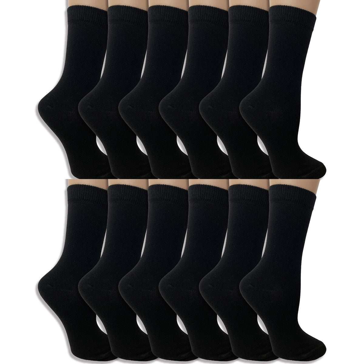 Womens 12 PK Breatheable Anckle Socks