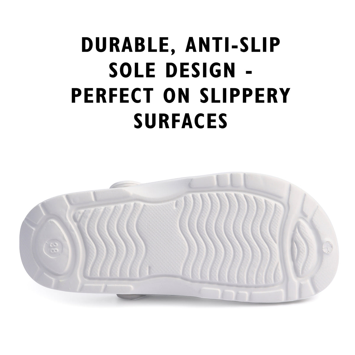 Womens Comfort White Clogs