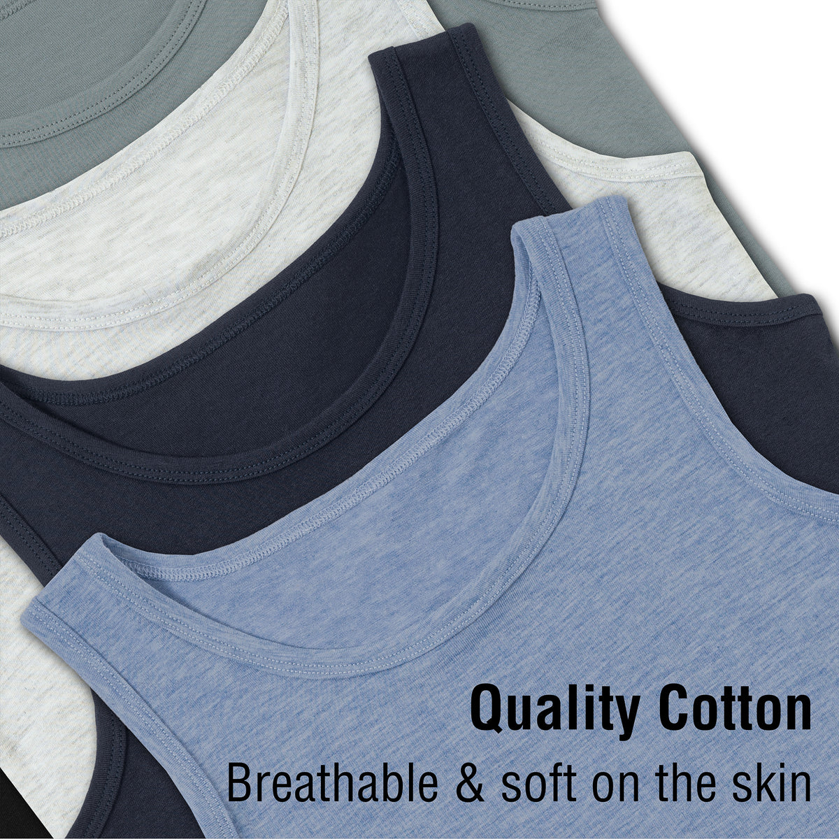 Boys Assorted 5 Pack Vests