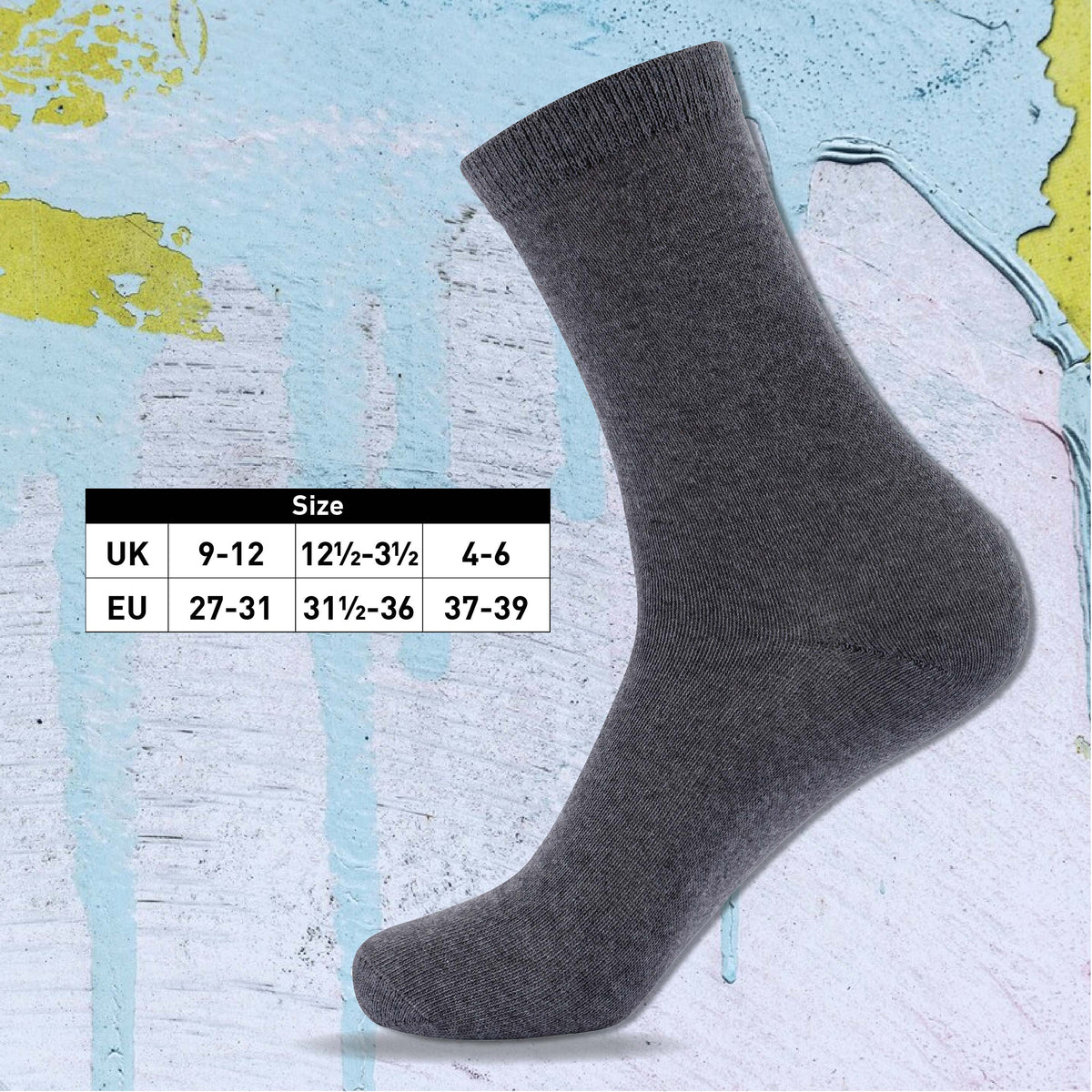 Kids 12 Pack Soft Black Ankle Socks