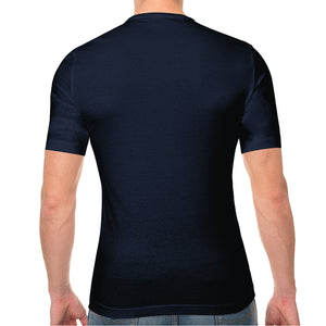 Mens Thermal Underwear Short Sleeve Top Navy