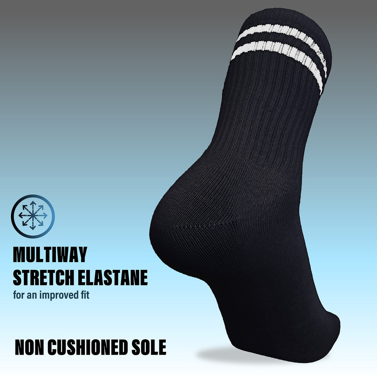 8PK Mens Sports Ankle Socks