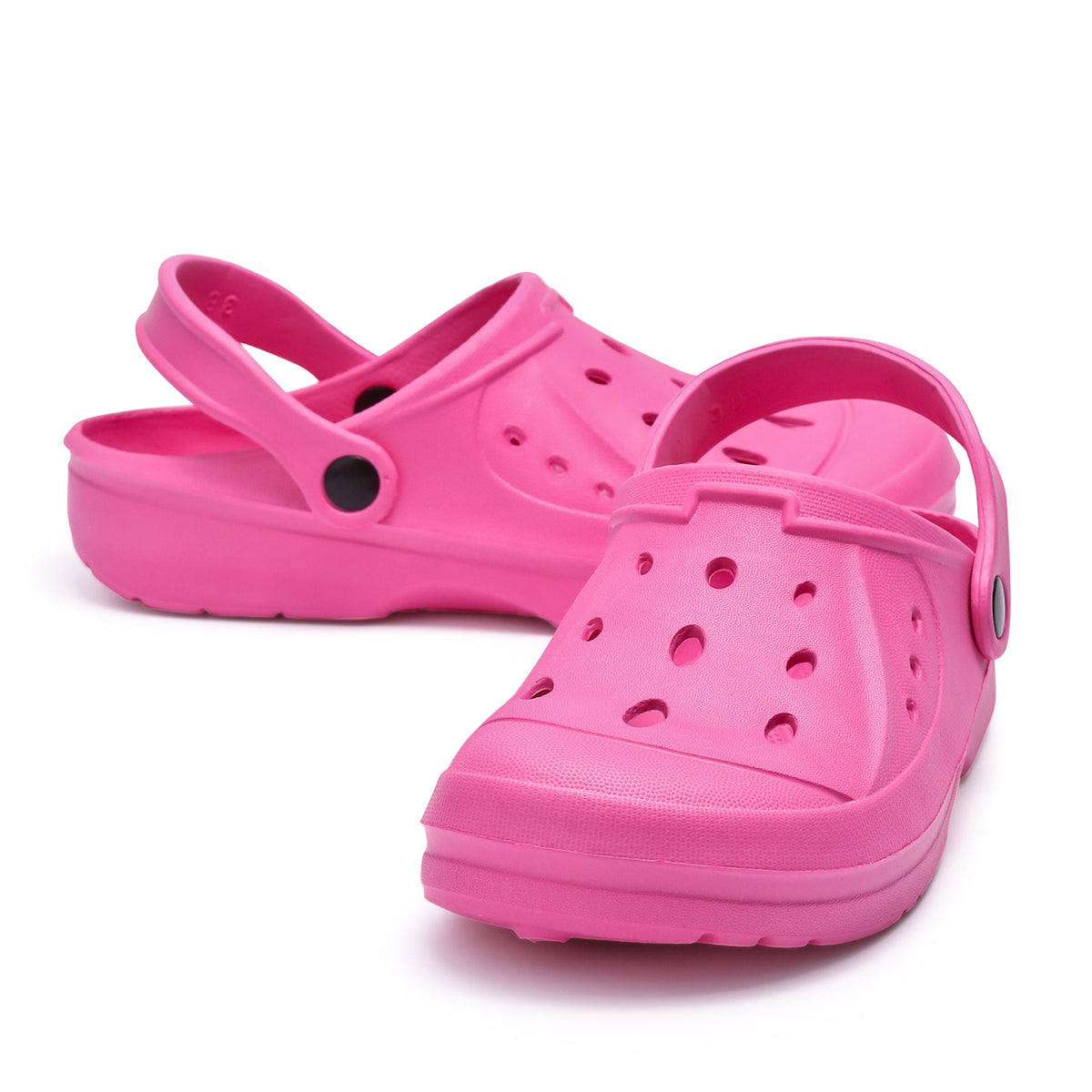 Womens Comfort Hot Pink Clogs