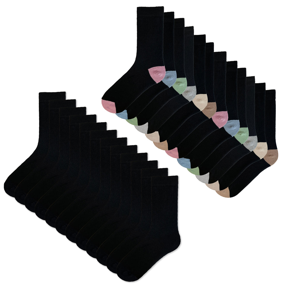 Womens 12 PK Breatheable Anckle Socks