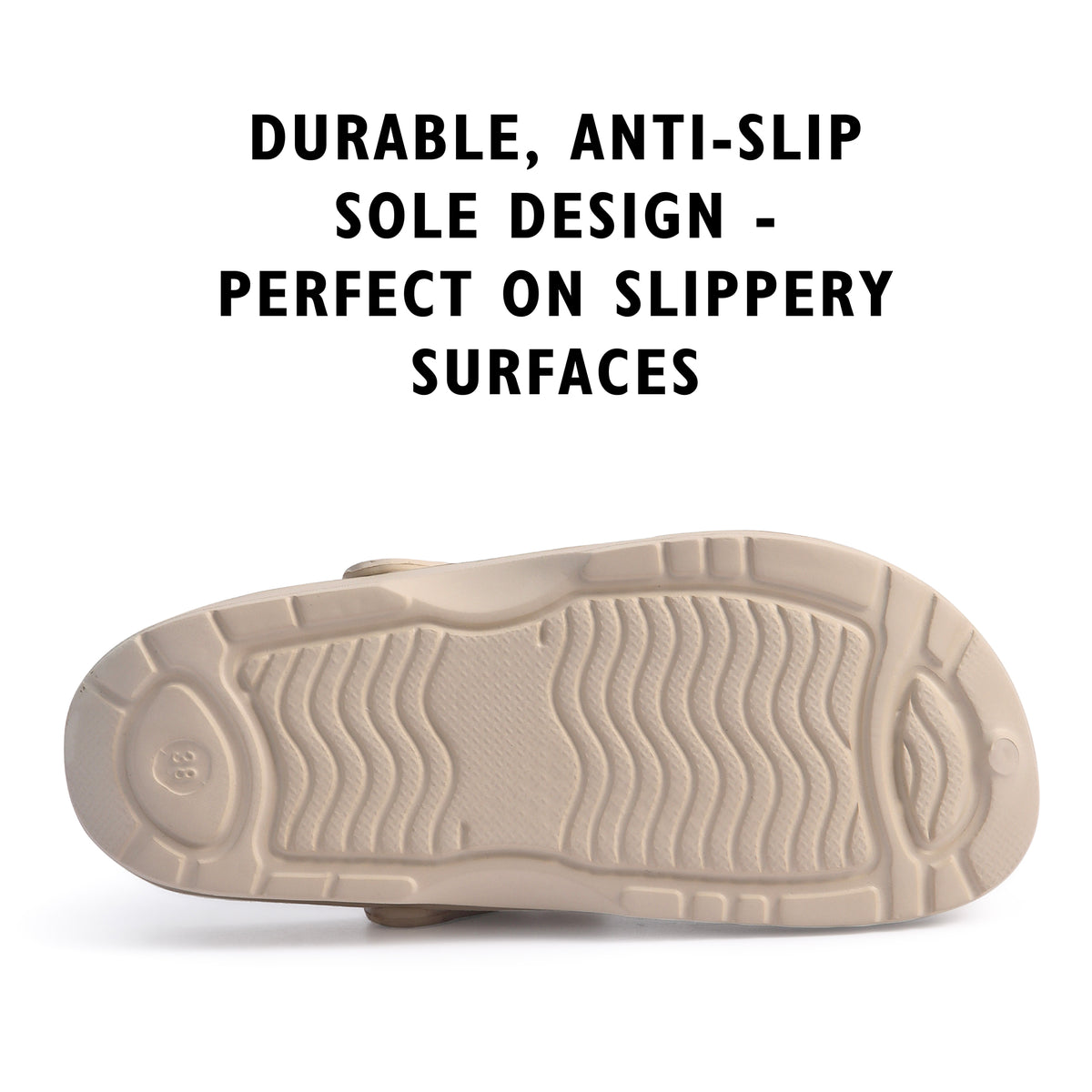 Womens Comfort Beige Clogs