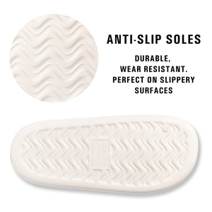 Ladies Anti-Slip Adult Sliders Cream