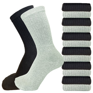 Mens 12 Pack Leisure Socks Assorted