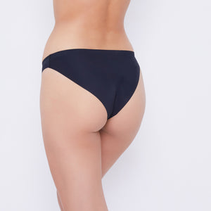 Womens 5PK No VPL Black Bikini Briefs