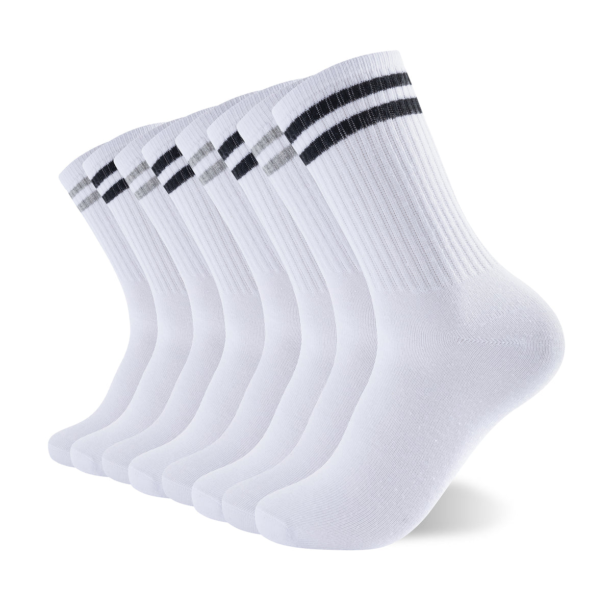 8PK Mens Sports Ankle Socks