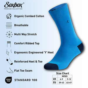 Mens 12PK Bright Embroidery Socks - Soxbox