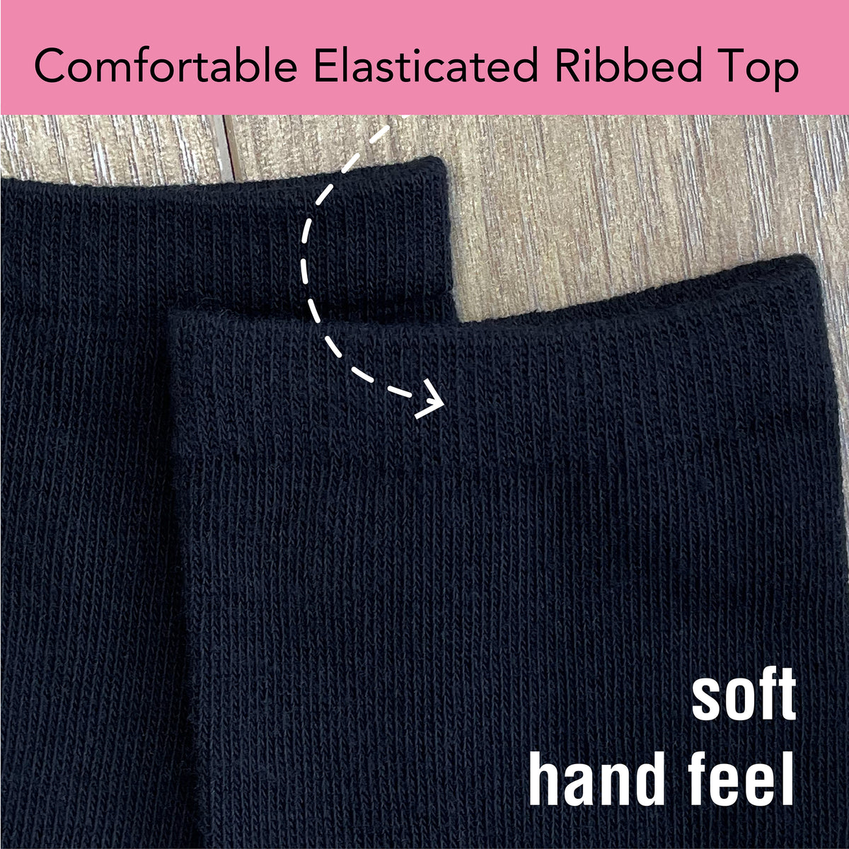 Butterfly Footbed Design Socks 5 Pack