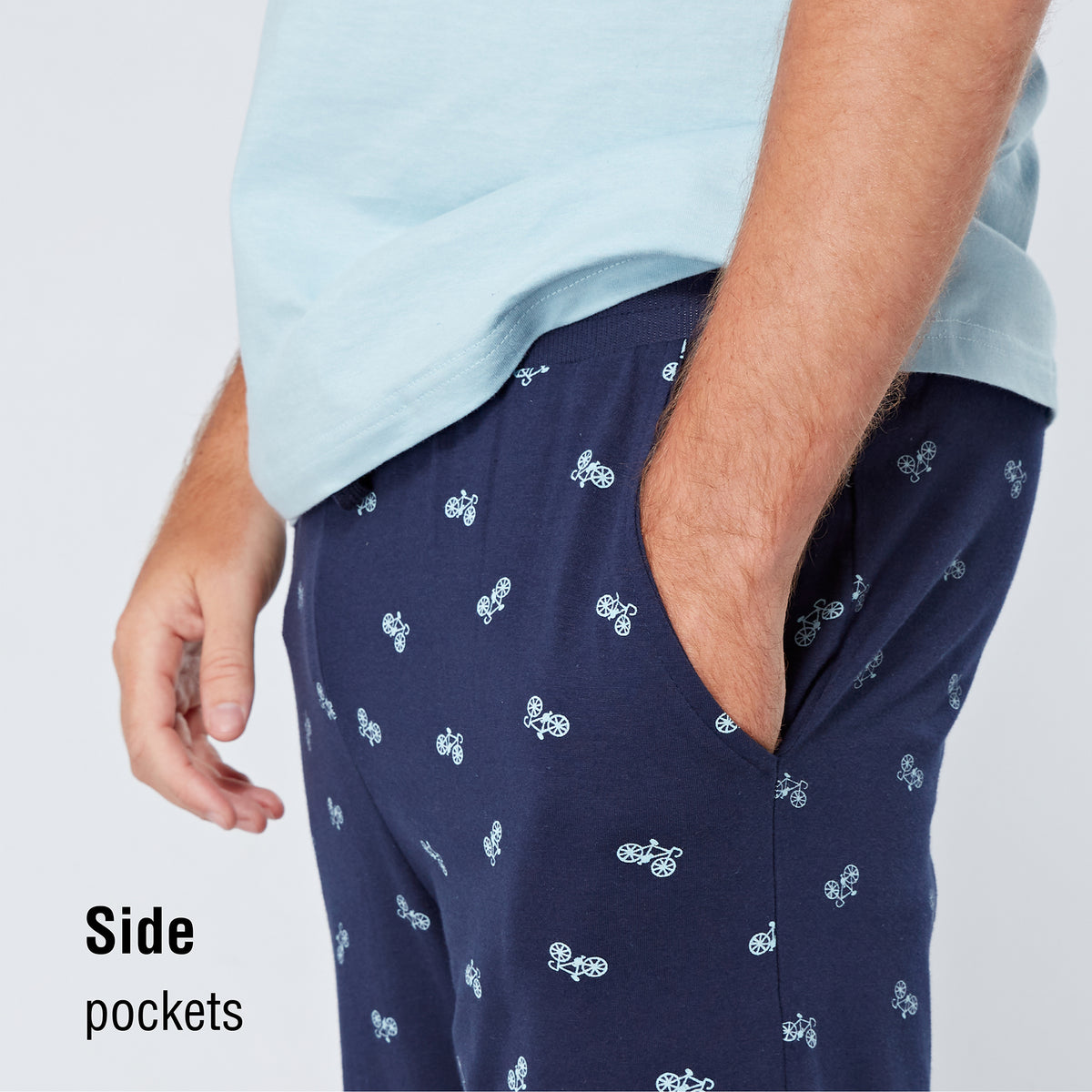 Bike Design Shorty Pyjama Set