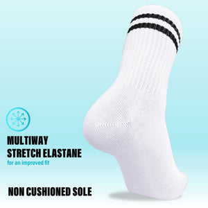 Womens 12 Pack Sports Ankle/Crop Length Socks (White)