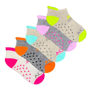 Girls 5PK Multi Dots Active Trainer Liners