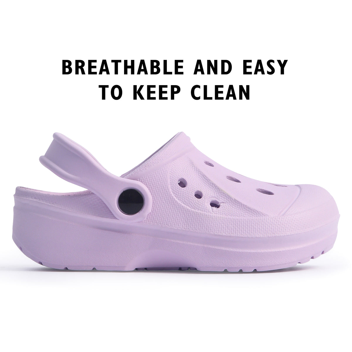Girls Comfort Lilac Clogs