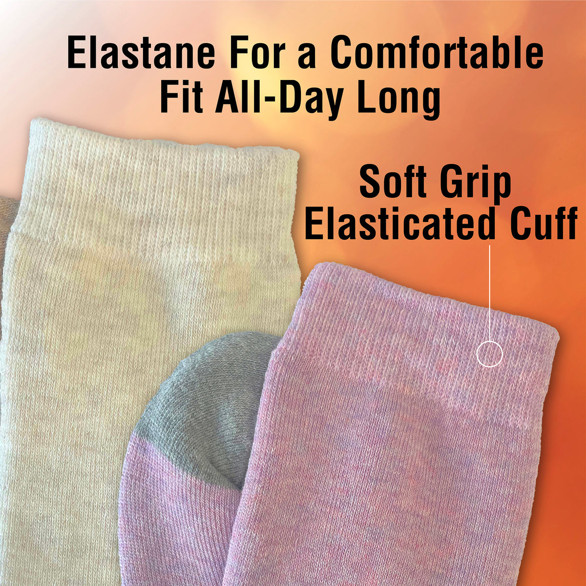 Womens 5 Pack Thermal Socks (Assorted)