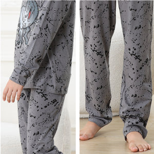 Boys Long Sleeve Dino / Football Pyjamas