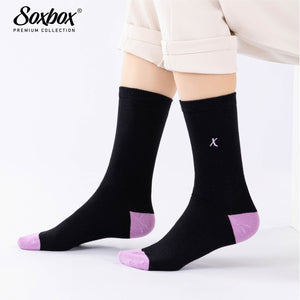 Womens 12PK Soxbox Embroidery Socks
