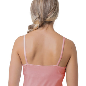 Ladies 1PK TEW Lace Cami Vest Rose