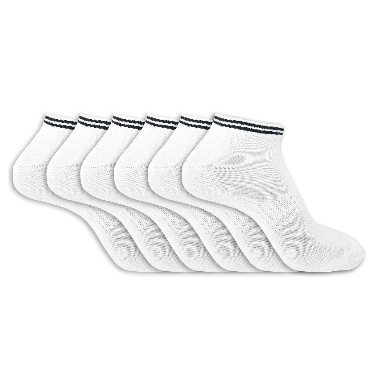 Mens Sports white Trainer Liner Socks