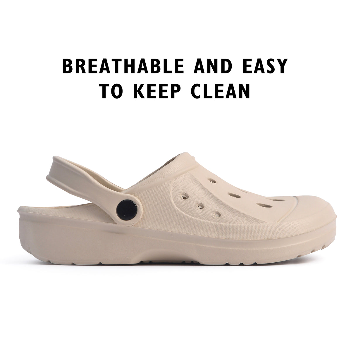 Womens Comfort Beige Clogs