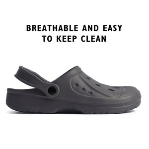 Mens Comfort Grey Clogs