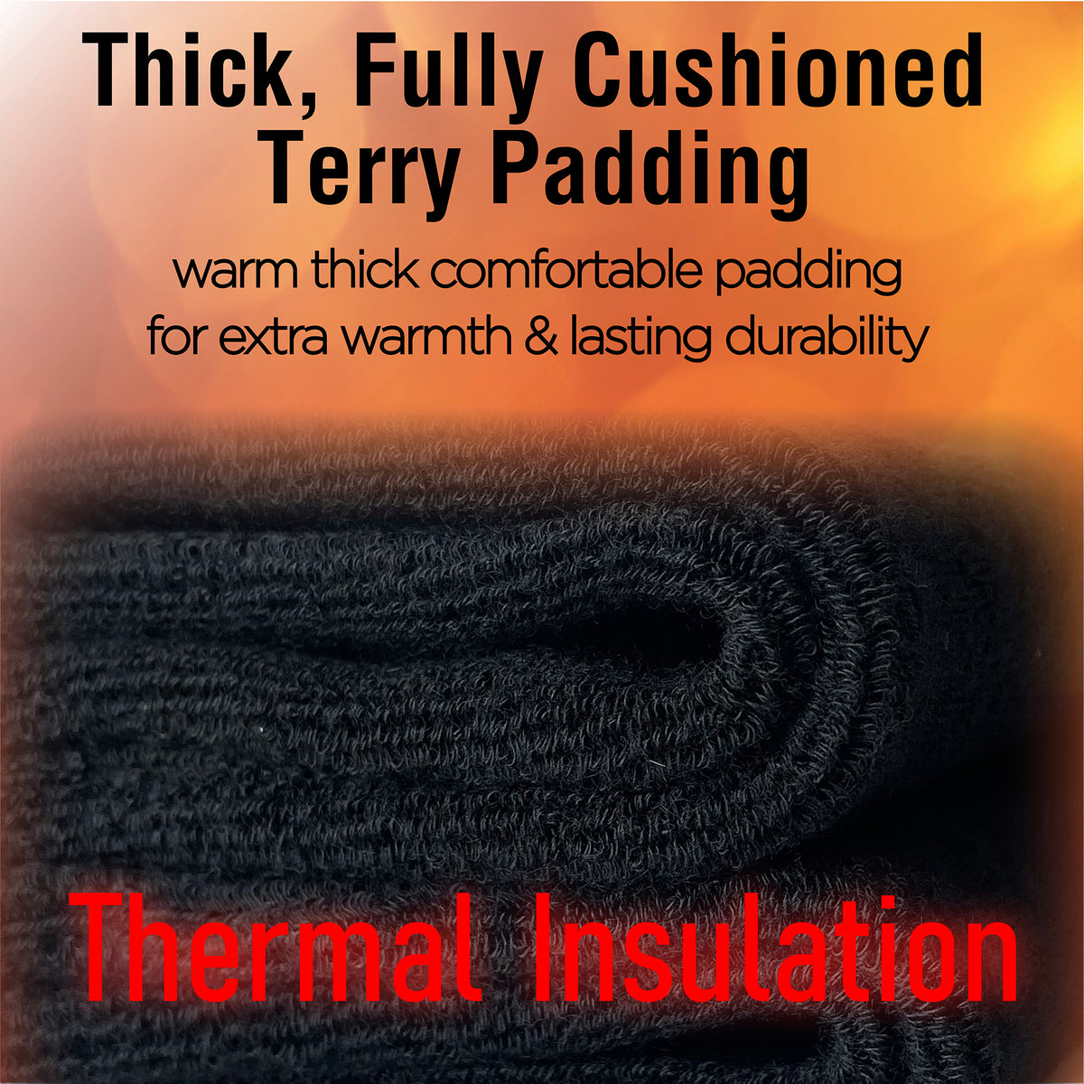 Womens 5 Pack Thermal Socks (Black Contrast H&T)