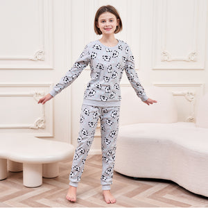 Girls Sleeping Panda Cosy Pyjamas Set