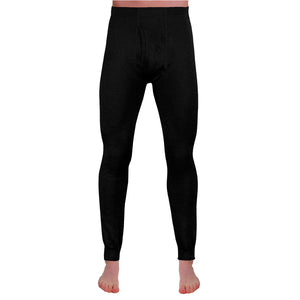 Mens Thermal Underwear Long John Black