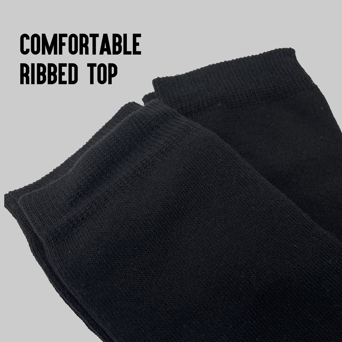 Women 6 Pack Cotton Rich Black Ankle Socks