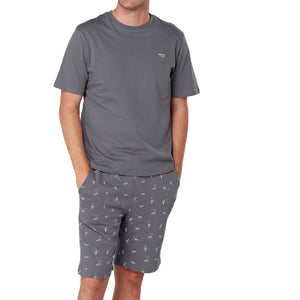 Plane Design Shorty Pyjama Set